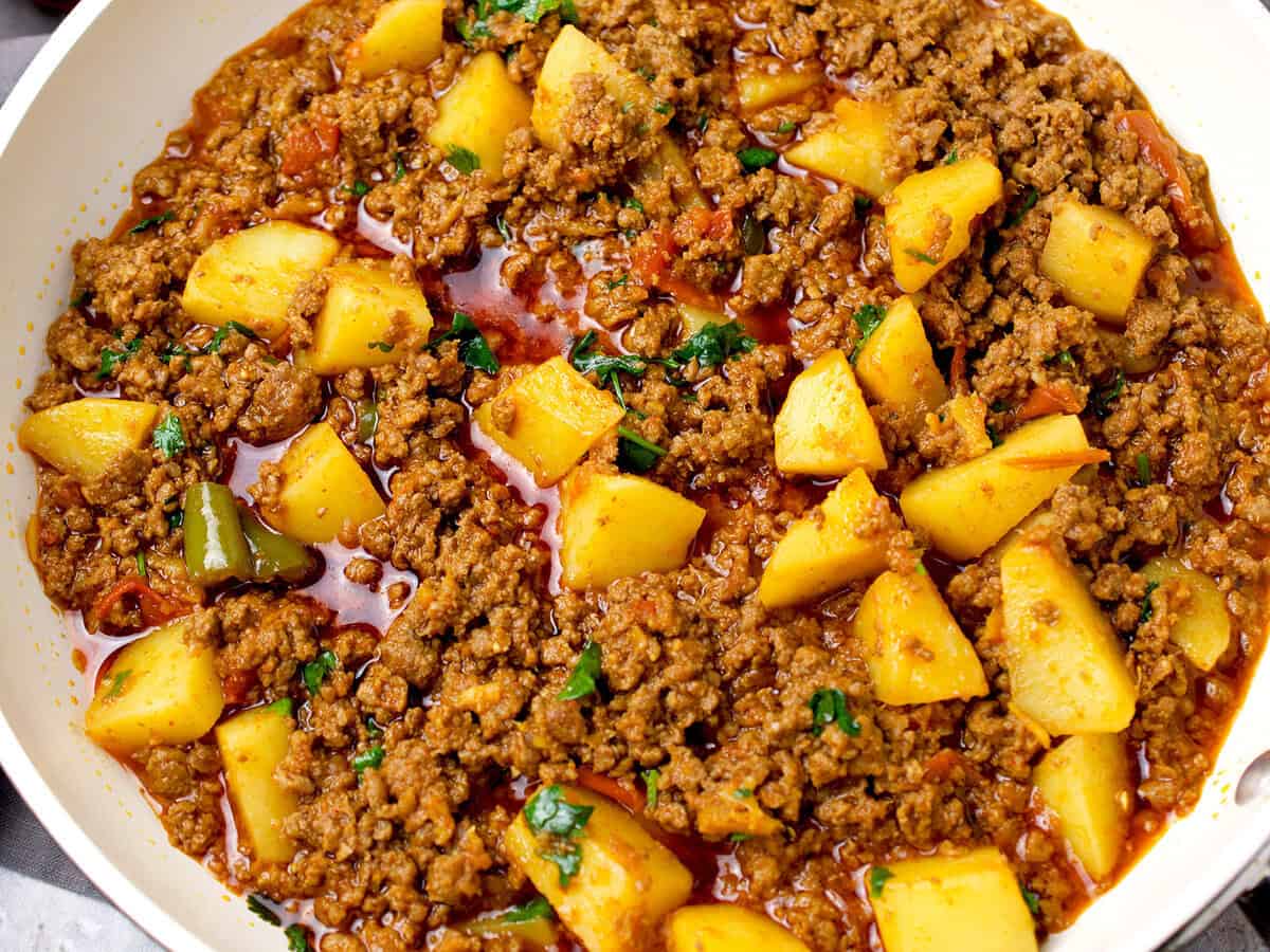 Aloo Keema Half